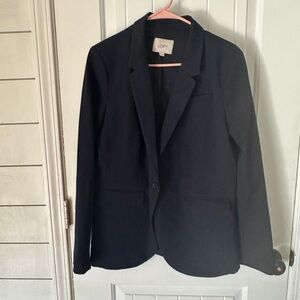 LOFT navy Single-Button Women's Tailored Blazer